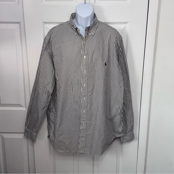 Ralph Lauren Black and White Casual Button Down Shirt - Picture 1 of 7